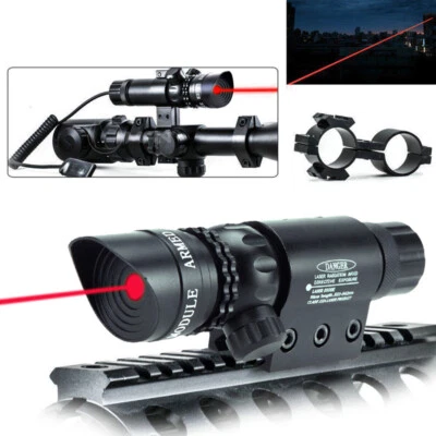 Tactical Red Dot Laser Beam Sight Scope Mount Rifle Pistol Air Gun Hunting Rail - Image 1 of 4