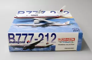 Malesia B777-200 Reg:9M-MRA scala ala di drago 1:400 raro 55027 - Foto 1 di 7
