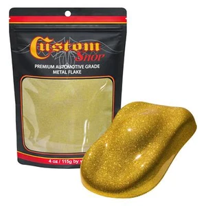 Custom Shop - Brilliant Gold - 4-Ounce Micro Flake .004 Micron Size - Picture 1 of 1