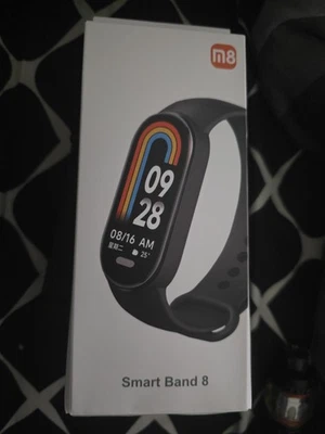 Reloj rastreador de ritmo cardíaco Smart Band 8 negro Foto 1 de 2