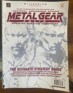 Metal Gear Solid, Official Mission Handbook Strategy Guide Millenium PS1 - Picture 1 of 1