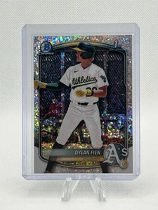 DYLAN FIEN 2025 Bowman Chrome Mini Diamond #BCP-47 Athletics - Picture 1 of 2