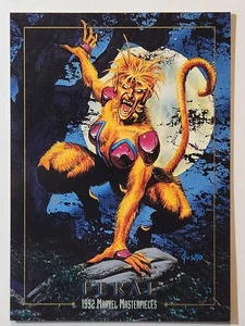 FERAL LM-2 1992 SkyBox Marvel Masterpieces LOST MARVEL X-FORCE X-MEN - Picture 1 of 2