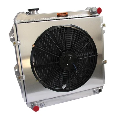 Radiator+Fan Shroud Fit Toyota Pickup 4Runner 1988-95 SPAWON 3 Row V6 3.0L AT MT - Image 1 of 4