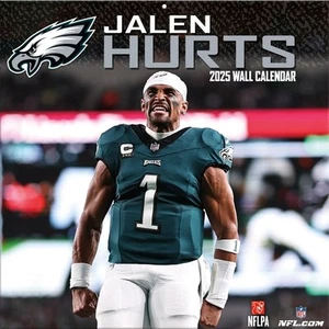 Turner Licensing, NFL Jalen Hurts 2025 Wall Calendar - Picture 1 of 4