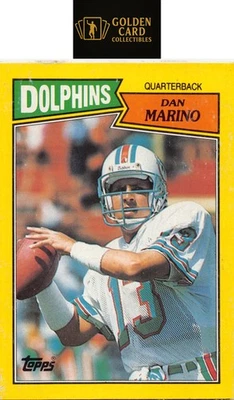1987 Topps #F Dan Marino Miami Dolphins - Imagem 1 de 2