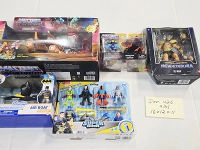 Masters Of The Universe DC Batman Toy Lot New He Man Stridor Imaginext Air Boat - image 1 of 4