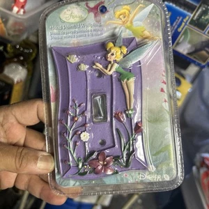 Disney Fairies Tinker Bell Hand Painted Wall Plate Light Switch Cover Amerelle - Picture 1 of 7