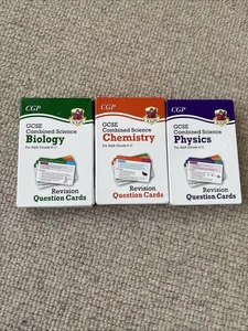 GCSE Combined Science Revision Question Cards GCP Biology Physics Chemistry - Picture 1 of 6