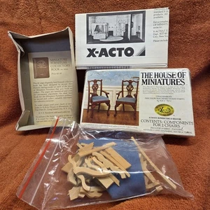 House of Miniatures 40027 ~ Cabriole Leg Chippendale Chair ~ Circa 1760 X-ACTO - Picture 1 of 7