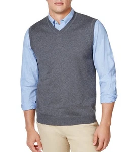 Club Room Mens Basic Knit Sweater Vest Gray Size XL NEW - Picture 1 of 1