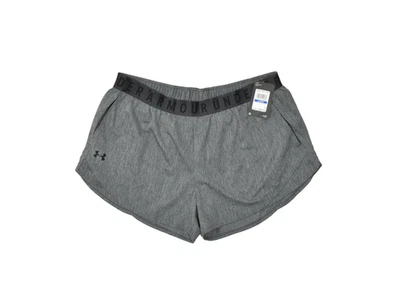 Under Armour Women's Play Up Twist Shorts 3.0 Regular Size XL Gray NWT - Image 1 of 4