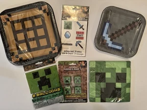 Minecraft Geburtstag Party Zubehör - Bild 1 von 7