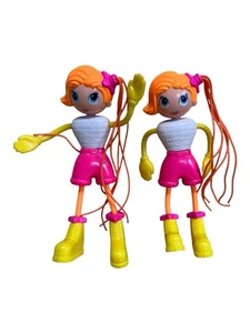 Set (2) Betty Spaghetty Figuren Puppen 2003 McDonalds Spielzeug Spaghetti 7 Zoll - Bild 1 von 3