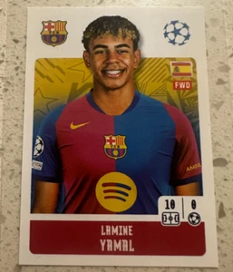 Pegatina Topps UEFA Champions League 2024-25 Lamine Yamal #170 Fc Barcelona - Imagen 1 de 2