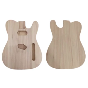 Electric Guitar Body Paulownia wood Unfinished Bolt on heel New Replacement Part - Picture 1 of 7