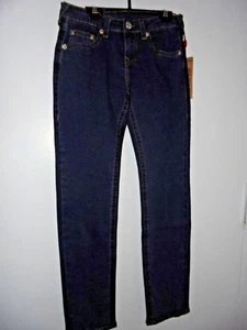 TRUE RELIGION GENO SLIM JEAN   BLUE  Size 14   NWT - Picture 1 of 6