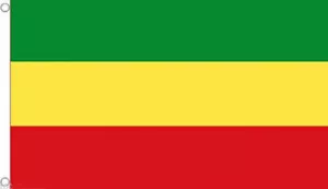 3' x 2' RASTAFARIAN FLAG Old Ethiopia Ethiopian No Star Rastafari Rasta Festival - Picture 1 of 1