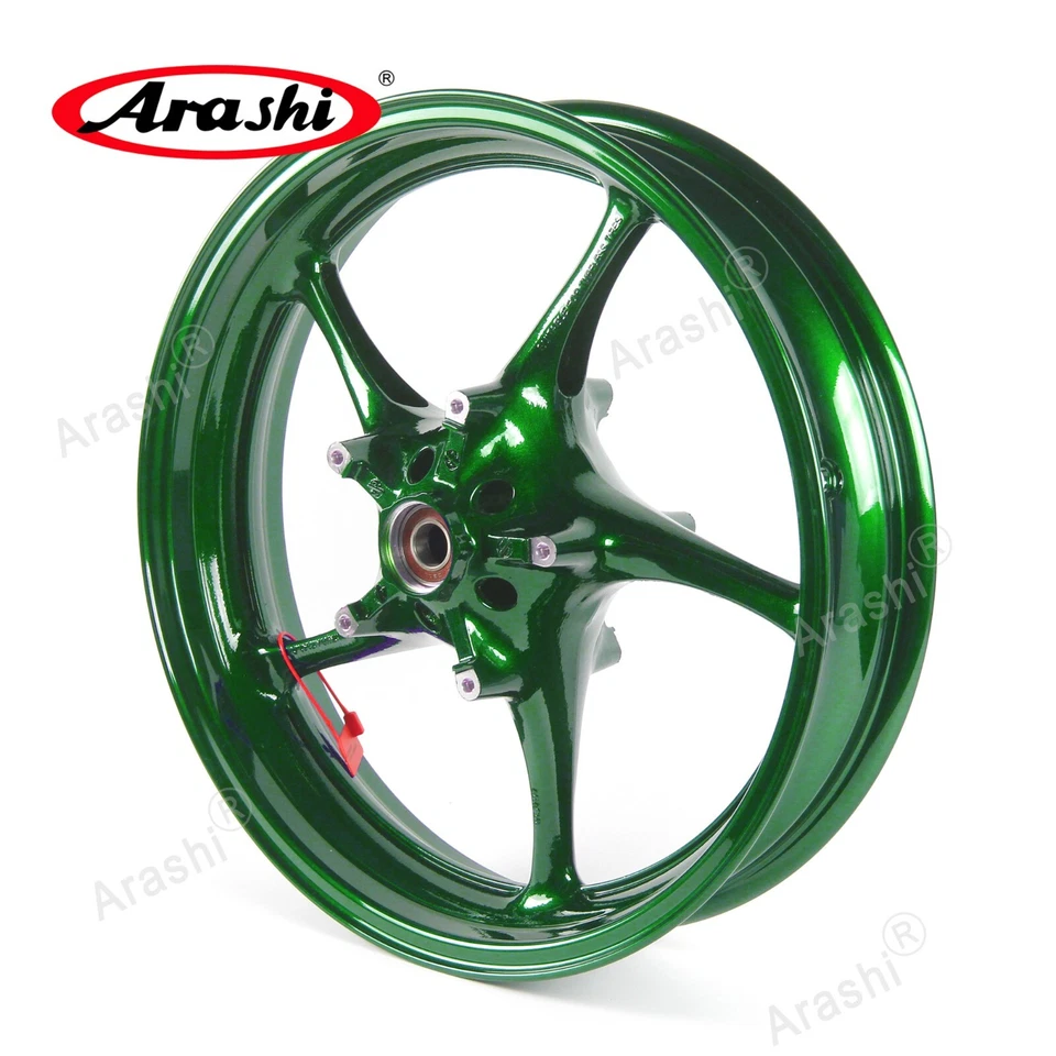 For Yamaha YZF R1 2006-2012 FZ1 2006-2009 Arashi Green Front Wheel Rim 17x3.5'' — 第 1/1 张图片