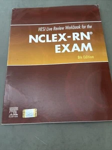HESI Live Review Workbook for the NCLEX-RN Exam 8th Edition 2023 *Unused* - Picture 1 of 8