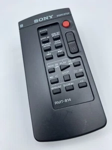 Control remoto Sony RMT-814 genuino OEM para videocámara Handycam probado - Imagen 1 de 5