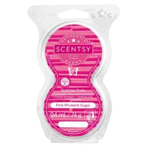 New Scentsy Pods Refill Pink Rhubarb Sugar / Discontinued - Picture 1 of 1