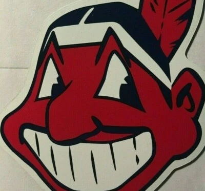 Ímã Cleveland Indians Chief Wahoo ímã de carro 6" de altura ímã chefe wahoo  - Imagem 1 de 4