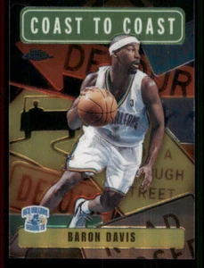 2002-03 Topps Chrome Coast to Coast #CC4 Baron Davis - Picture 1 of 2