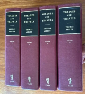 COLLECTION OF VOYAGES & TRAVELS THOMAS ASTLEY 1745-47 / 1968 FACSIMILE 4 VOL SET - Picture 1 of 21