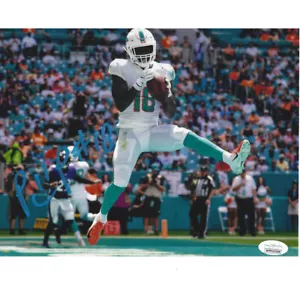 NFL Miami Dolphins Preston Williams #18 fotografia firmata autografo 8x10 - Foto 1 di 2