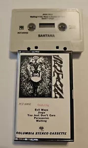 Santana - Self Titled Cassette Tape Evil Ways Jingo Persuasion Waiting - Picture 1 of 8