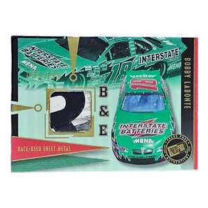 2002 Press Pass VIP Race-Used Sheet Metal Decal Bobby Labonte SP #'d /135 - Picture 1 of 2