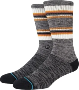 Stance Erwachsene anthrazitgrau Crew Baumwolle Kissen Streifen Scud Freizeit Socken L 9-13 - Bild 1 von 1