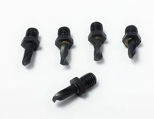 Threaded Drill Bits size #21 0.1590" HSS 135ᵒ Split Point 9/16" OAL set of 5 - Foto 1 di 3