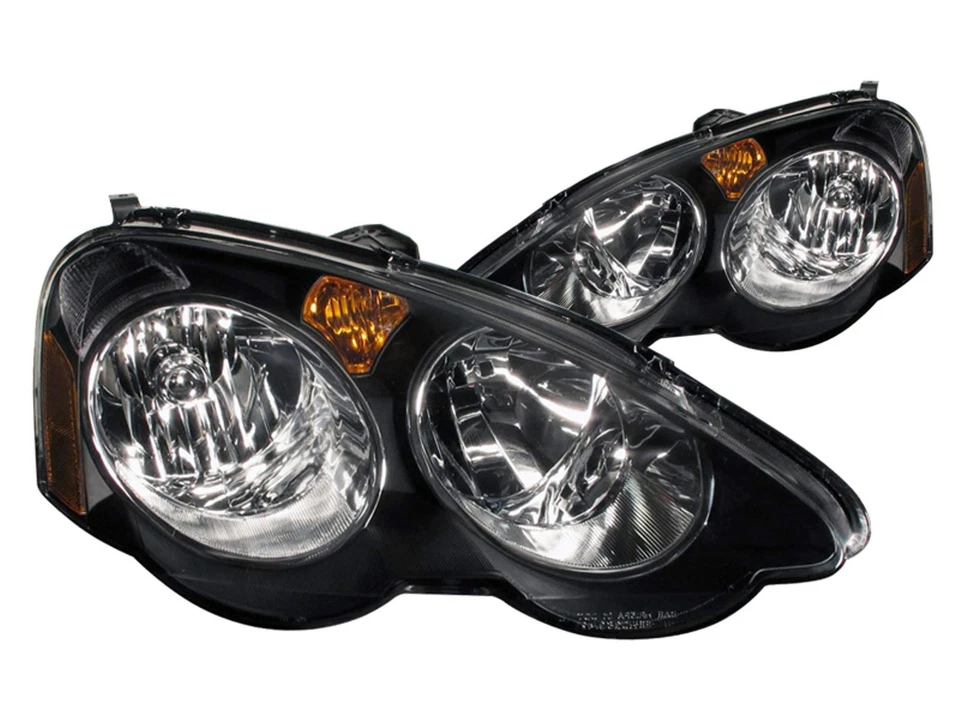 Anzo USA 121209 Acura RSX Black Clear Headlight Assembly - (Sold in Pairs) - Image 1 of 2