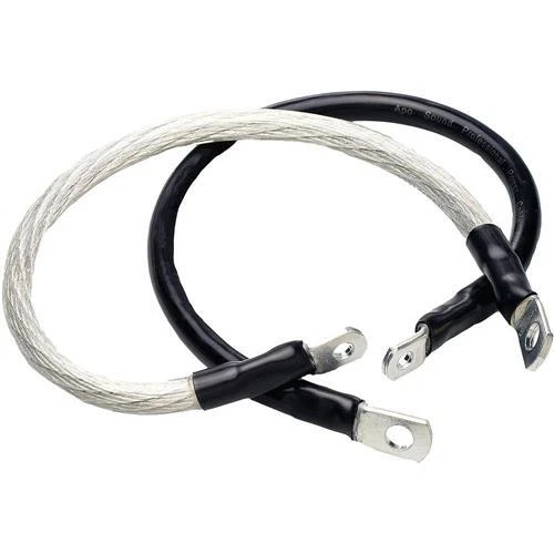 Hi-Performance 4 Gauge Battery Cables (Black) For 08-09 Harley FXDF Dyna Fat Bob Foto 1 de 1