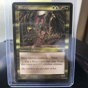 MTG Magic The Gathering Sliver Queen Stronghold 129/143 Regular Rare English TCG - Picture 1 of 3