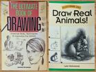 Two Softcover Books On Drawing -  Skills & Animals Over 400 Pages Total