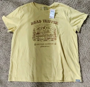 Camisa de Camping Eddie Bauer, Para Mujer Talla Pequeña XL, Amarilla, Manga Corta Exterior - Imagen 1 de 4