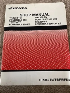 Honda TRX350 TM TE ES FM 4x4 manual de taller 2002 - Imagen 1 de 4