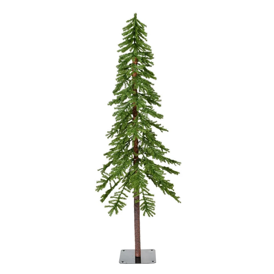 Vickerman 7' x 44" Natural Alpine Artificial Christmas Tree 921 PVC Tips - Image 1 of 1
