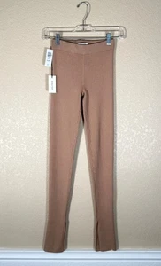 Leggings Aritzia Babaton Distill a costine taglia XS in cammello oro nuovi con etichette - Foto 1 di 10