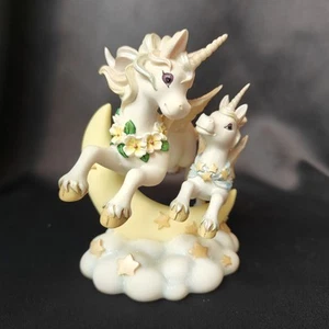 Hamilton Rainbow Dreams Collection "MOONSTRUCK" Unicorn Figurine Repaired - Picture 1 of 9