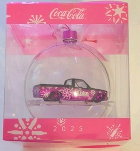 2025 M2 MACHINES Coca-Cola Christmas Ornament 1990 Chevy C1500 Silverado CHASE - Picture 1 of 4