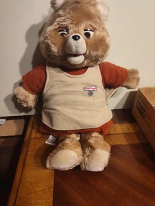 Vintage Teddy Ruxpin Bear - 1985 - Missing Battery Cover For Parts or Repair - Picture 1 of 9