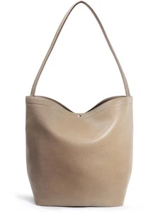 Hobo Bags for Women Vegan Leather Bucket Bags Minimalist Shoulder Handbag (Nude) - Picture 1 of 6