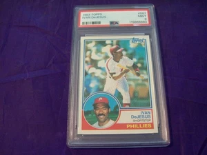 1983 TOPPS #587 IVAN DEJESUS PSA 9 - Picture 1 of 2