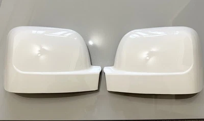 GLOSS WHITE WING MIRROR COVERS FITS RENAULT TRAFIC VAN 2014+ X82 VAN TRAFFIC  - Image 1 of 3