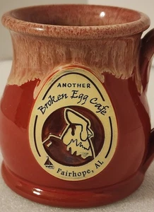 Another Broken Egg Cafe Becher Fairhope Alabama, Deneen Pottery rot, 2017 selten - Bild 1 von 20