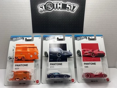 Hot Wheels Silver Series PANTONE Kool Kombi, Fairlady Z, Twin Mill III - Lote de 3 Foto 1 de 4